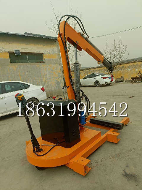 西湖乡自卸车厢随车吊 自制轮式四不像起重机 四驱平板吊 5吨 贵盛